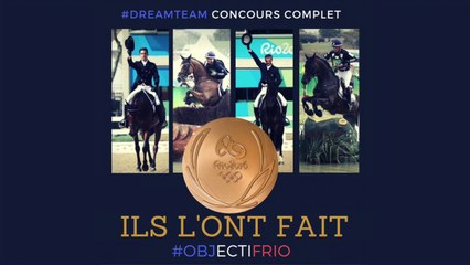 Médaille d'or pour le concours complet...Ils l'ont fait!