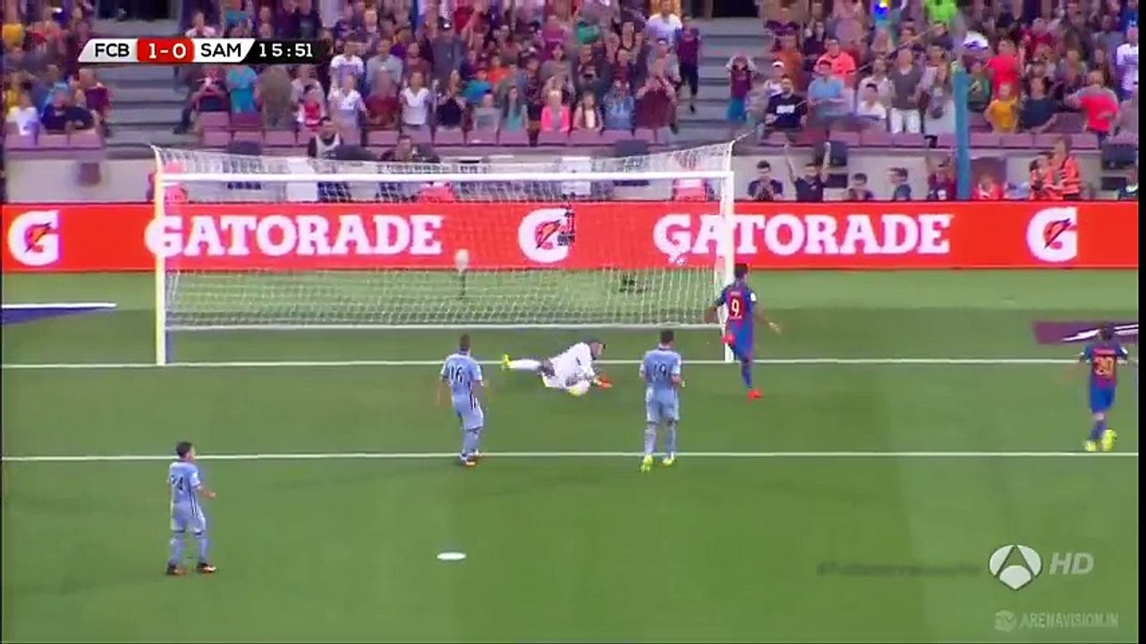 Barcelona vs Sampdoria Video Highlights & All Goals
