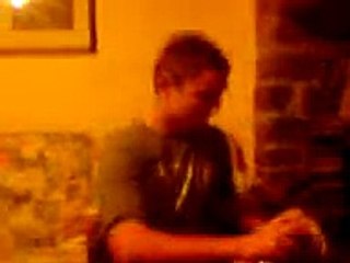 daffid snorting some furniture polish he a glue sniffer