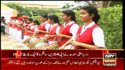 CM Sindh celebrates his 54th birthday at a Church in Karachi