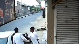 Shop Robbery CCTV footage early morning