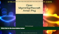 READ FREE FULL  Oper Mgmt/Sg/Recraft Amer Pkg  READ Ebook Full Ebook Free