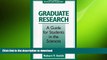FAVORITE BOOK  Graduate Research: A Guide for Students in the Sciences, Third Edition, Revised