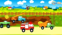 Cartoons for children - Police Cars & Racing Cars   1 Hour Kids Videos Compilation incl Fire Truck