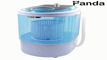 ARKSEN Portable Mini Laundry Washing Machine 7.9LBS Capacity Clear Blue