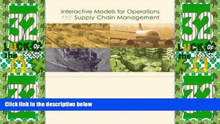 Must Have  Interactive Models for Operations and Supply Chain Management (with CD)  READ Ebook