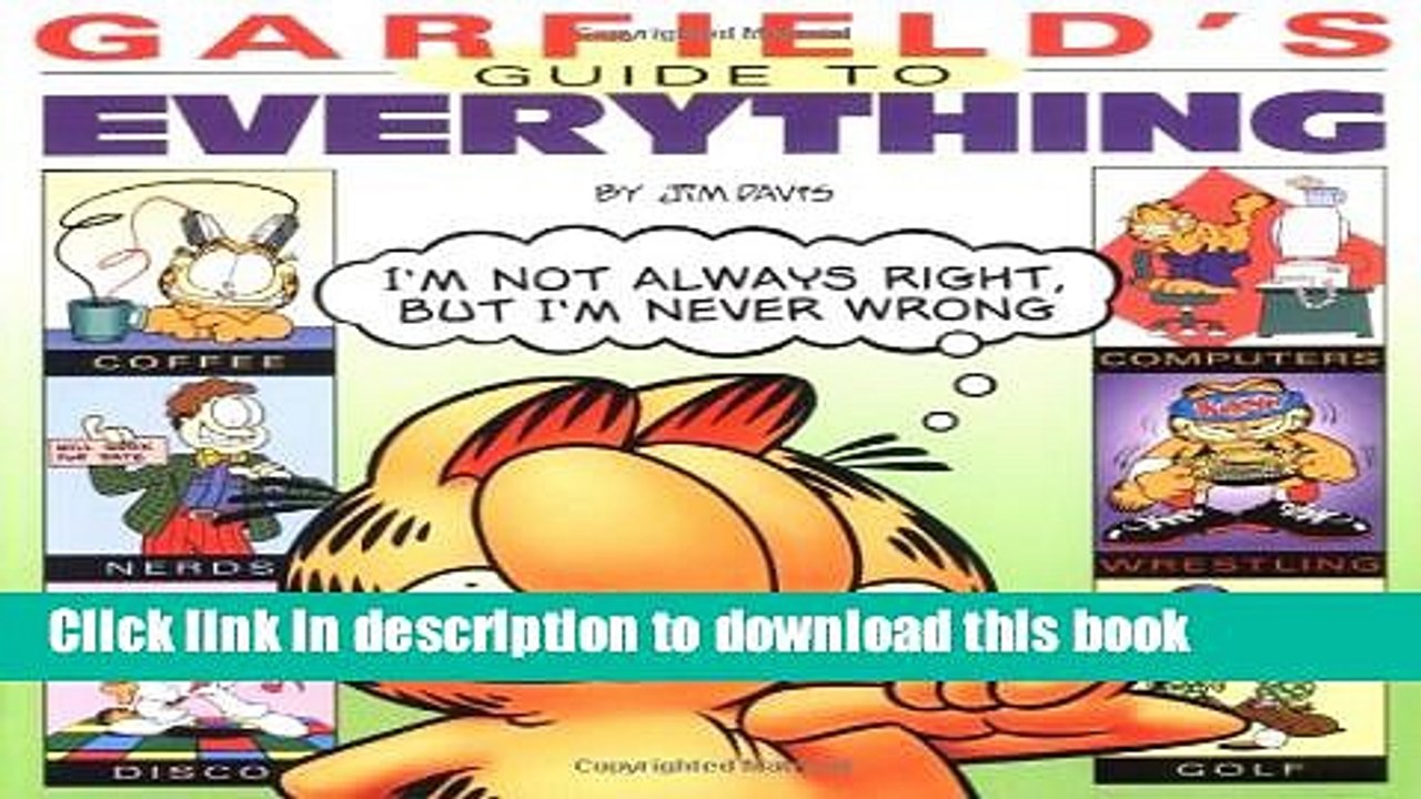 [Full] Garfield s Guide to Everything PDF Free