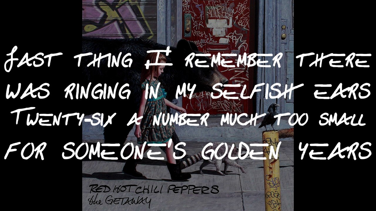 Red Hot Chili Peppers - Feasting On The Flowers with lyrics