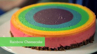How to Make a Rainbow Cheesecake