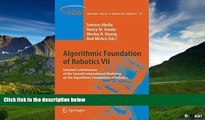 READ FREE FULL  Algorithmic Foundation of Robotics VII: Selected Contributions of the Seventh