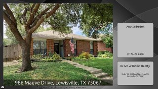 986 Mauve Drive, Lewisville, TX 75067