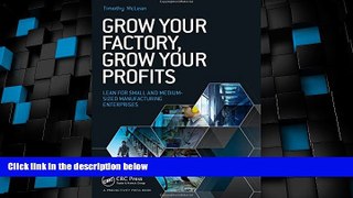 Big Deals  Grow Your Factory, Grow Your Profits: Lean for Small and Medium-Sized Manufacturing