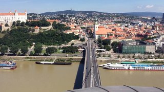 Bratislava view from UFO