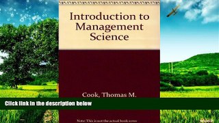 READ FREE FULL  Introduction to Management Science  READ Ebook Full Ebook Free
