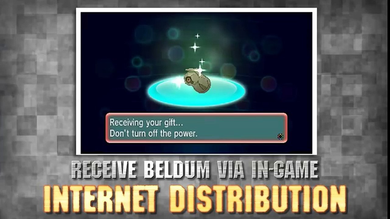 Get Shiny Beldum for Pokémon Omega Ruby and Pokémon Alpha Sapphire!