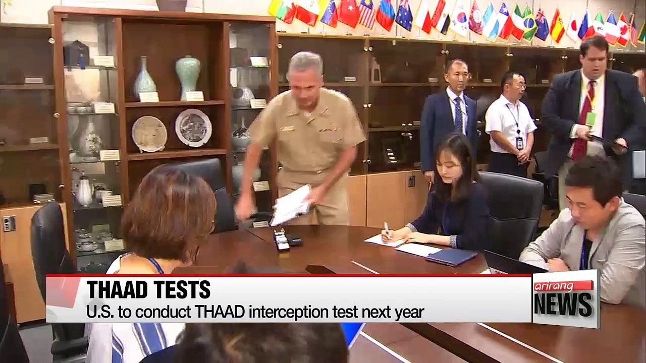 U.S. to conduct THAAD interception test next year