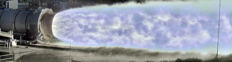 Les flammes d'un moteur-fusée filmées comme jamais