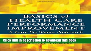 [Popular Books] Basics Of Health Care Performance Improvement Full Online