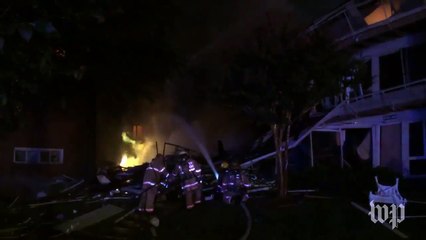 Massive explosion and fire devastates Silver Spring apartment complex