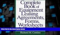 READ FREE FULL  Complete Book of Equipment Leasing Agreements,Forms, Worksheets   Checklists