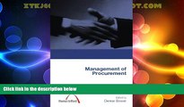 Must Have  Management of Procurement (Construction Management Series)  READ Ebook Full Ebook Free