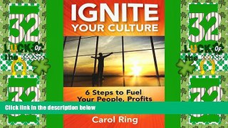 Must Have  Ignite Your Culture: 6 Steps to Fuel Your People, Profits and Potential  READ Ebook