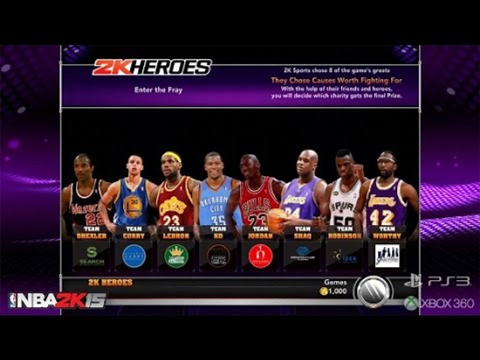 [Xbox 360] - NBA 2K15 - [2K Heroes] - #2 德士拿隊