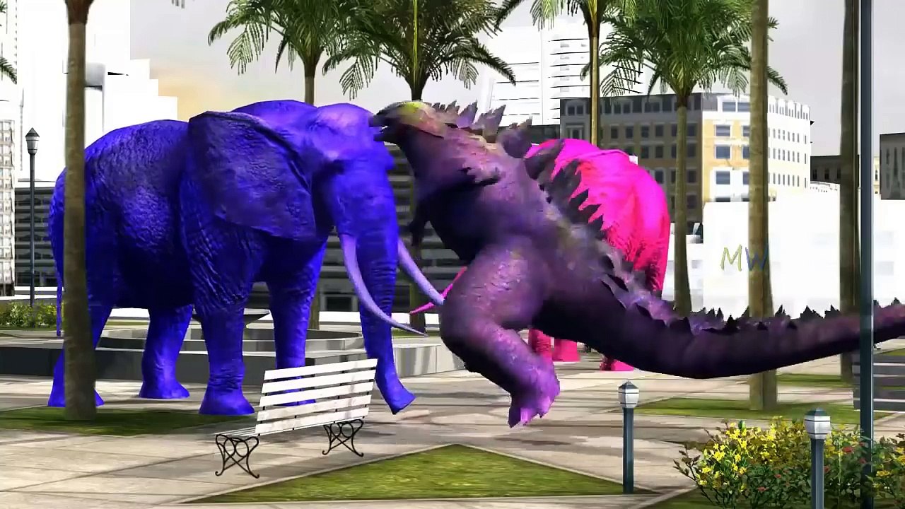 Dinosaur Cartoons for Children  King Kong Vs Dinosaurs Fighting  Lion Cartoon  Dinosaurs for Kids