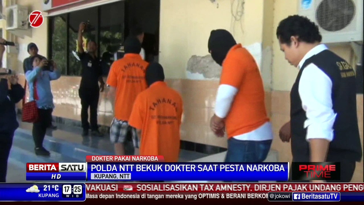 Dokter PNS Diringkus Sedang Berpesta Narkoba