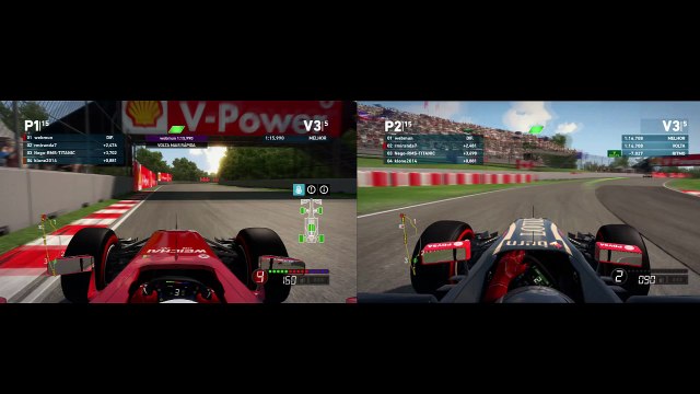 PS3 F1 2014 Canada 06082016 duas telas