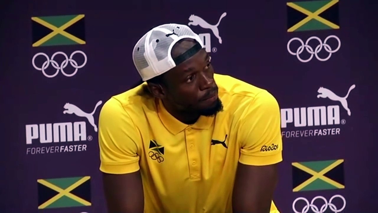 Un journaliste fait un rap pour Usain Bolt