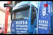 Bursa'dan sel felaketiyle boğuşan Makedonya'ya yardım