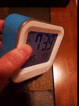 Samshow Rechargeable Digital Clock, Very Portable Rechargeable Travel Alarm Clock Works Great