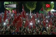 Cumhurbaşkanı Erdoğan, Beştepe'de halka seslendi