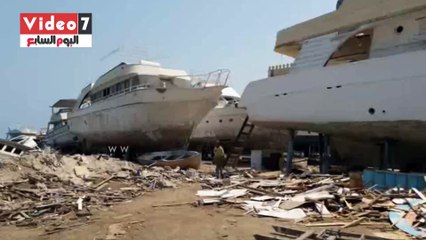 "قزق الغردقة" ورشة صناعة المراكب علامة مميزة