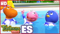 Los Backyardigans Saltos Sincronizados | Celebrar el Mundo del Deporte