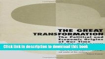 [Popular] The Great Transformation: The Political and Economic Origins of Our Time Paperback Free