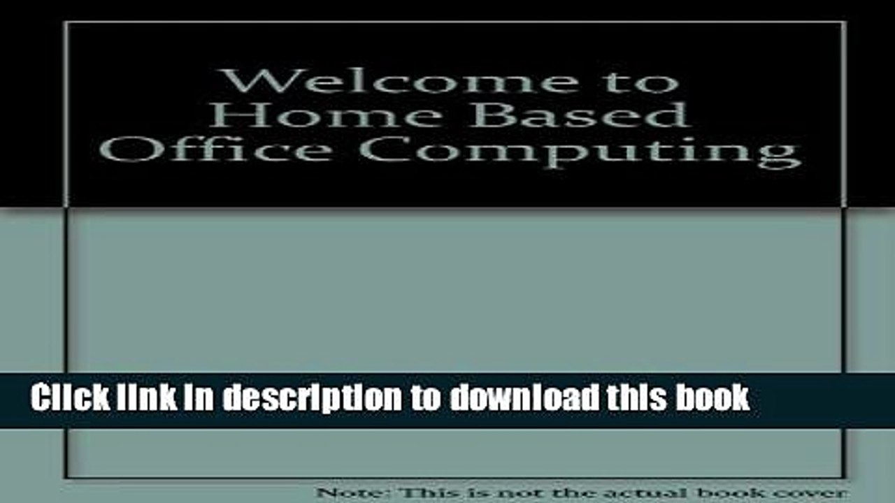 [Read PDF] Welcome To...Home-Based Business Computing Ebook Online