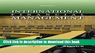 [Popular] International Financial Management: Canadian Perspective Hardcover Free