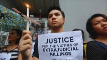 Filipinos se manifiestan contra la matanza extrajudicial de Duterte