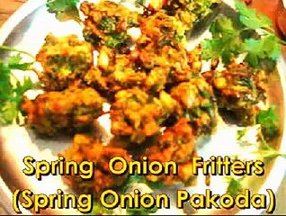spring onion fritters