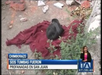 Seis tumbas fueron profanadas en San Juan