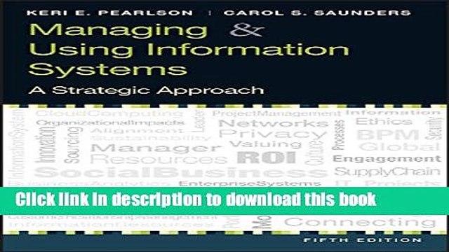 [Download] Managing and Using Information System Hardcover Free