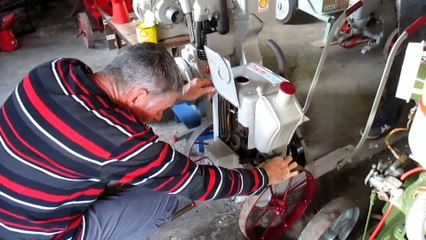 Démarrage d'un moteur stationnaire