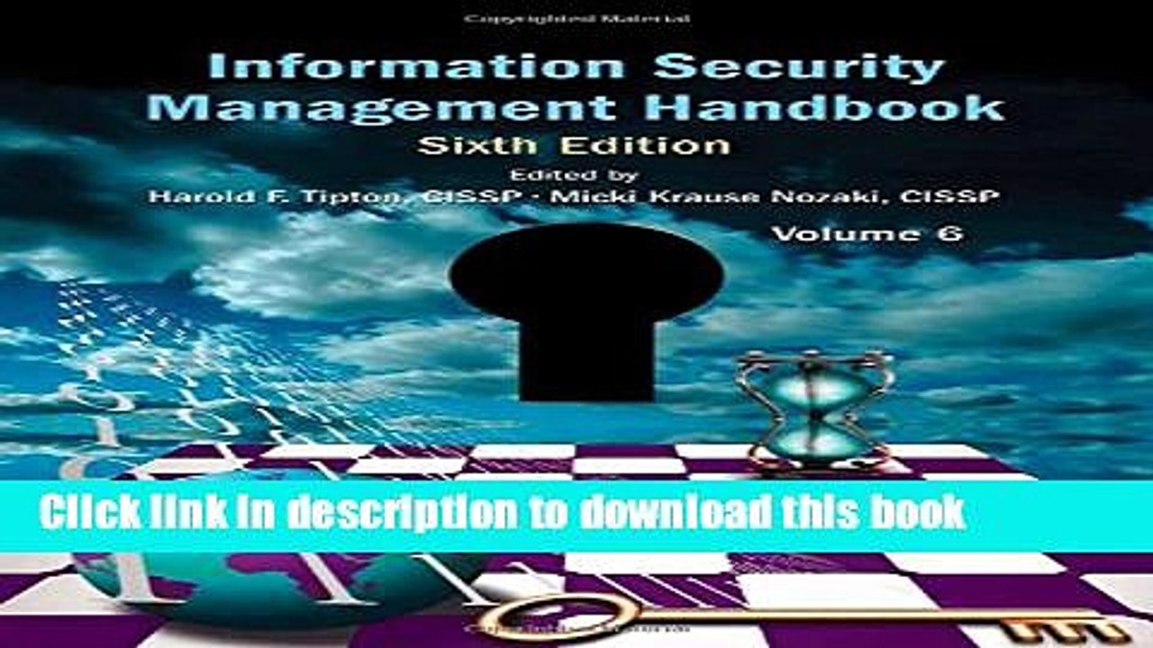[Download] Information Security Management Handbook, Sixth Edition, Volume 6 Hardcover Collection