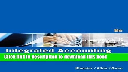 [Download] Integrated Accounting (with General Ledger CD-ROM) Kindle Collection