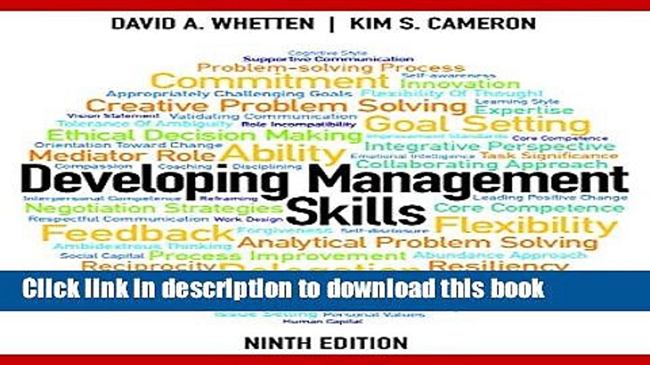 [Download] Developing Management Skills (9th Edition) Hardcover Free
