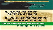 [Popular] Common Stocks and Uncommon Profits and Other Writings Paperback Online