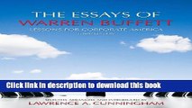 [Popular] The Essays of Warren Buffett: Lessons for Corporate America Hardcover Collection