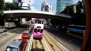 Hong kong island, From Central to Causeway bay, tram ride